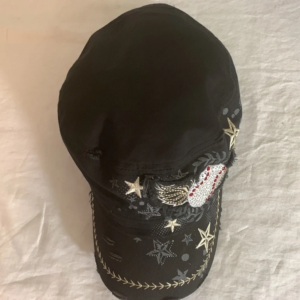 Leader Rhinestone Baseball Cap/Hat